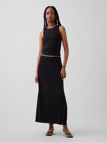 GAP - Crop Halter Tank Top BLACK