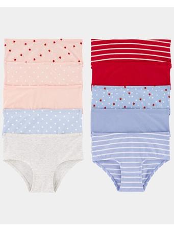CARTERS - Toddler Girl 10-Pack Strawberry Print Brief Underwear MULTI