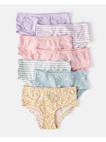 CARTERS - Toddler Girl 7-Pack Heart Print Brief Underwear MULTI