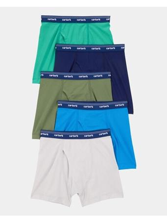 CARTERS - Toddler Boy 5-Pack Active Mesh Boxer Briefs Underwear MULTI