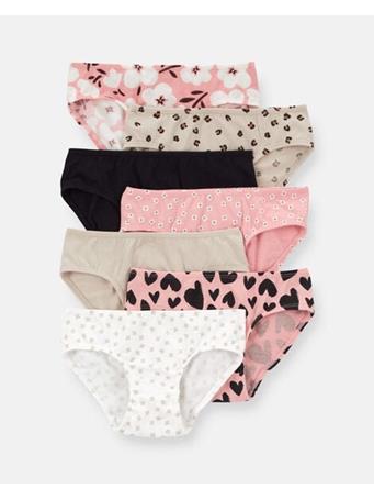 CARTERS - Girls 7-Pack Floral Hipster Underwear MULTI