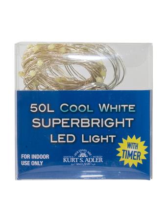 KURT ADLER - 50-Light Superbrite LED Light Set NOVELTY