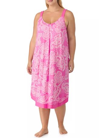 ELLEN TRACY - Women's Sleeveless Midi Gown PINK/PRT
