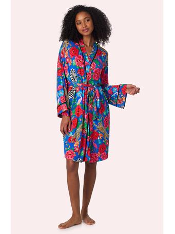 ROOM SERVICE - Spencer Knit Robe BLUE FL