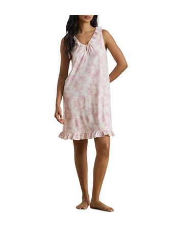RALPH LAUREN - Sleeveless Nightgown PINK FL