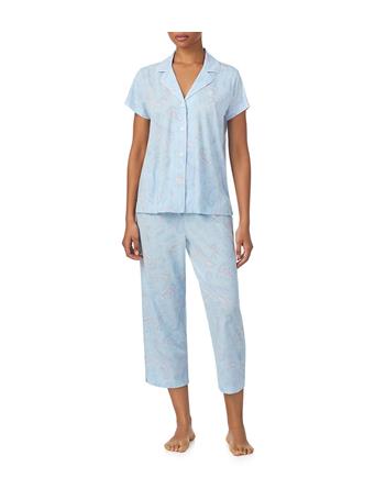 RALPH LAUREN - Short Sleeve Cropped PJ Set DITSYBQT