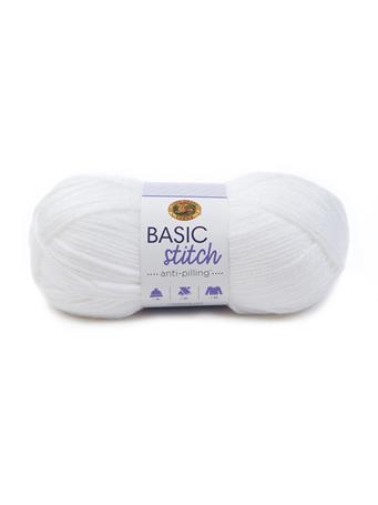 LION BRAND YARN - Basic Stitch Anti Pilling Yarn 100WHITE