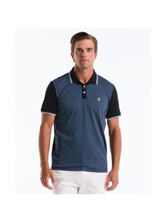 ORIGINAL PENGUIN - Ditsy Floral Print Polo Shirt 413 DARK SAPPHIRE