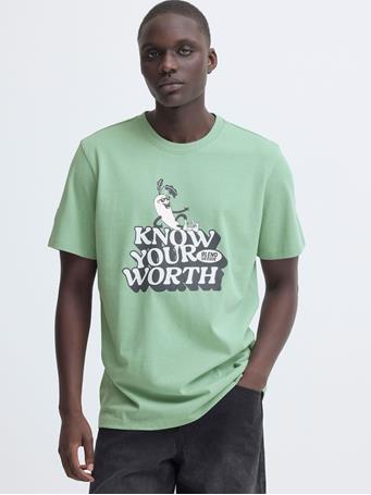 BLEND CLOTHING - Green Sun Veggie T-shirt GRANITE GREEN