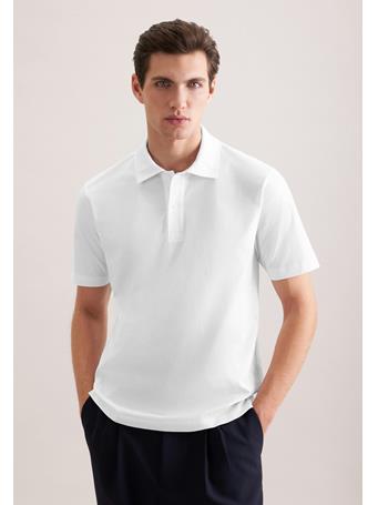 SEIDENSTICKER - Regular Polo Uni 01 WHITE