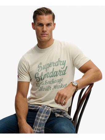 SUPERDRY - Industry Worker Relaxed T-Shirt OATMEAL BEIGE