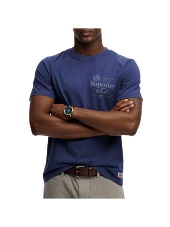 SUPERDRY - 1954 Company Relaxed Shirt Men DARK NAVY