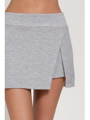ACTIVE BASIC - Front Slit Soft Scuba Skort H GREY