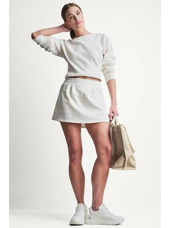 DKNY - Jacquard Mix Pleated Skort EN2 - EGG NOG
