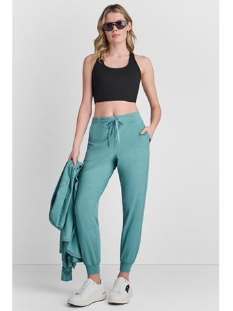 DKNY - Cropped High-Rise Slim Jogger CN0 - COASTLN SPACEDYE