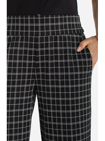 LIVERPOOL JEANS - Mabel Pull On Crop Stovepipe W/ Stripe BLKWHT GRF PL