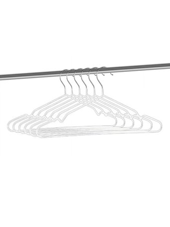 SIMPLI FURNISHED - Non-Slip Hangers - 10-Pack WHITE