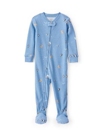 CARTERS - Baby Boys Printed One Piece Pajama BLUE