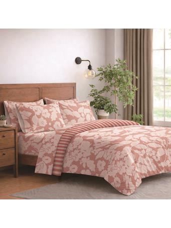 MARINER HOME - T300 Printed Duvet Set DUSKY PINK FLORAL