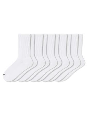 HUE - Sport Crew - 5 Pack WHITE