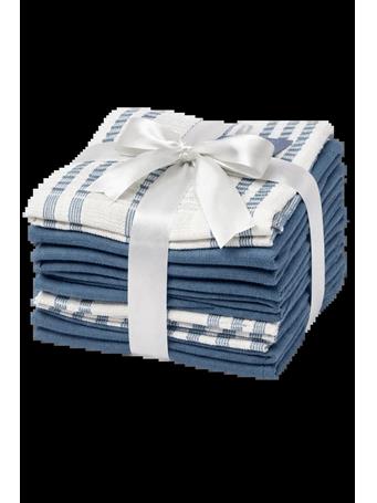 PV TEXTILES USA - Wash Cloths - Pack of 12 BLUE