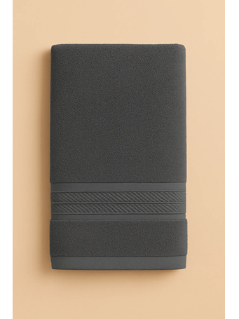 PV TEXTILES USA - Bamboo Hand Towel DARK GREY