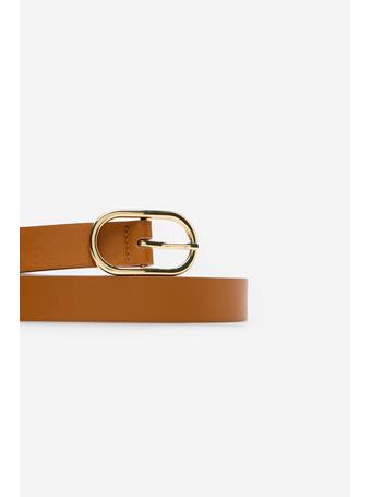 CORTEFIEL - Classic PU Belt TAN