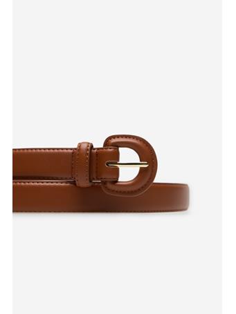 CORTEFIEL - Covered Buckle Belt TAN