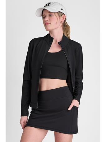 DKNY - Funnel Neck Jacket BLK - BLACK