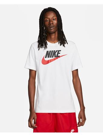 NIKE - Sportswear Mens Tee WHITE/BLACK/(UNIVERSITY RED)