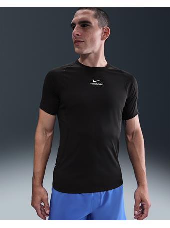 NIKE - Pro Training Men's Dri-FIT Short-Sleeve Top BLACK/(WHITE)