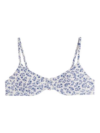 RAISINS - Oahu Bandeau Bikini Top BLUE
