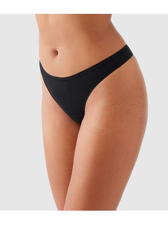 WACOAL - Understated Cotton Thong BLACK