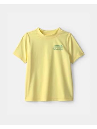 CARTERS - Boys Van Short-Sleeve Rashguard YELLOW