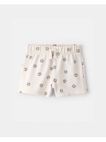 CARTERS - Baby Soccer French Terry Shorts IVORY