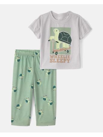 CARTERS - Toddler Boy Turtle Loose Fit 2-Piece Pajama Set GREEN
