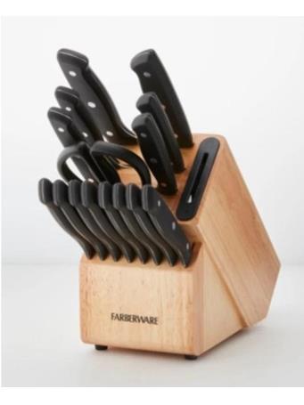 FARBERWARE - 16-Piece Cutlery Set BLACK
