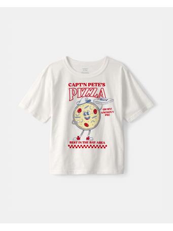 CARTERS - Pizza Graphic T-Shirt WHITE