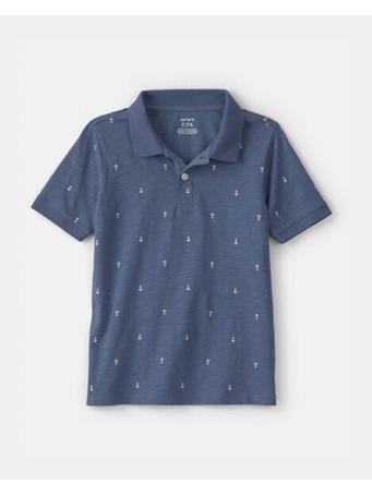 CARTERS - Boys Anchor Polo Shirt BLUE