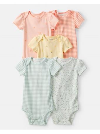 CARTERS - Baby Girl 5-Pack Fruit Multipack Bodysuits MULTI