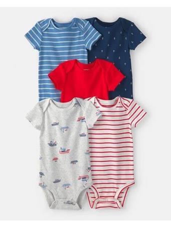CARTERS - Baby 5-Pack Nautical Multipack Bodysuits MULTI