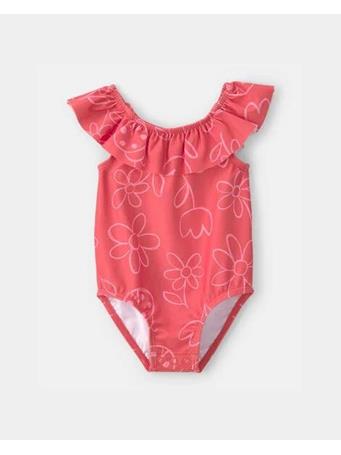 CARTERS - Baby Girl Floral 1-Piece Swimsuit - Red RED