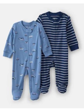CARTERS - Baby Boy 2-Pack Boat Sleep & Play Pajamas BLUE
