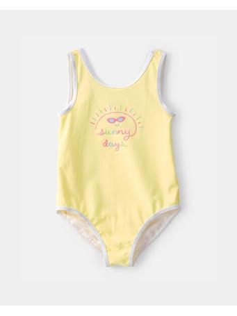 CARTERS - Toddler Girl 1-Piece 'Sunny Days' Swimsuit YELLOW