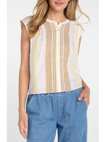 LIVERPOOL - Dolman Button Front Woven Blouse NEAPOLITAN ST