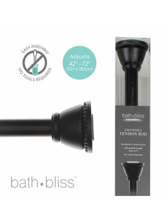 KENNEDY INTERNATIONAL - Adjustable Tension Rod MATTE BLACK