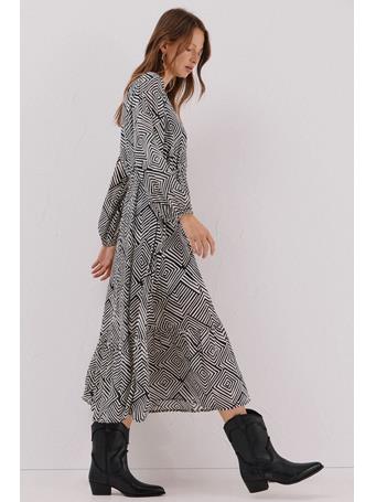 CORTEFIEL - Printed Dress WHITE PRINT