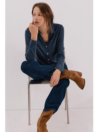 CORTEFIEL - Jersey-knit Knit Shirt NAVY