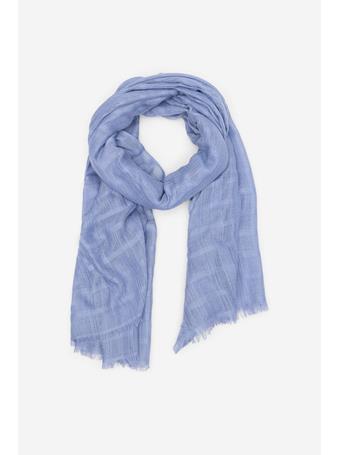 CORTEFIEL - Lurex Textured Scarf BLUES