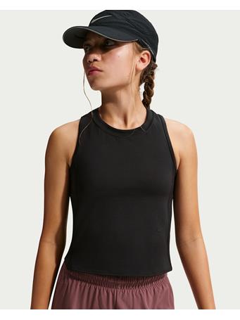 NIKE - MAVN Girls' Dri-FIT Knit Tank Top BLACK